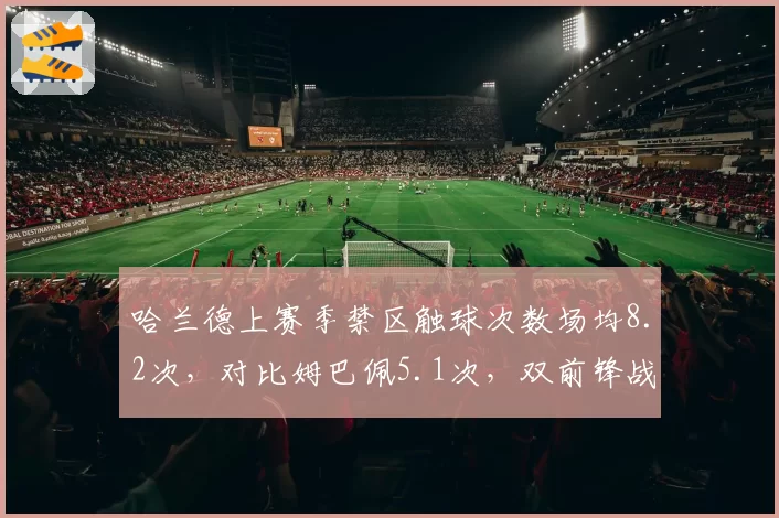 哈兰德上赛季禁区触球次数场均8.2次，对比姆巴佩5.1次，双前锋战术定位差异明显