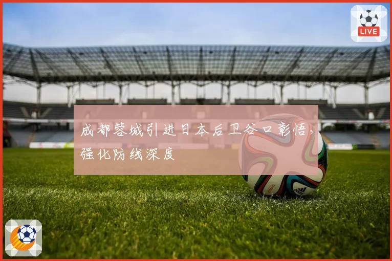 成都蓉城引进日本后卫谷口彰悟,强化防线深度